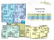 Floor Plan of Sunflower Residency